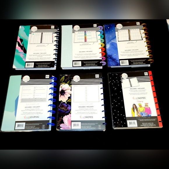 Bundle of NEW Classic size 18 and 12 month  Happy Planners, Notebooks + Journal - Picture 7 of 12